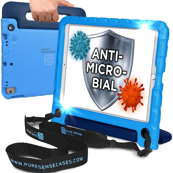 YGoal Custodia Per Blackview Tab 7 Pro - Leggera custodia protettiva antiurto per bambini morbida Silicone Case Cover per Blackview Tab 7 Pro Tablet, Scuro Blu