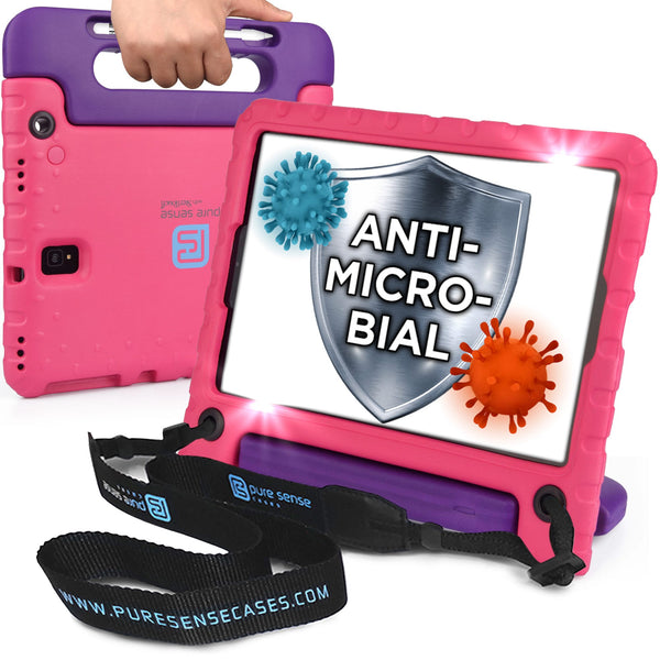 Pure Sense Buddy Antimicrobial Kids Case for Galaxy Tab A 8.0 (2018 ...
