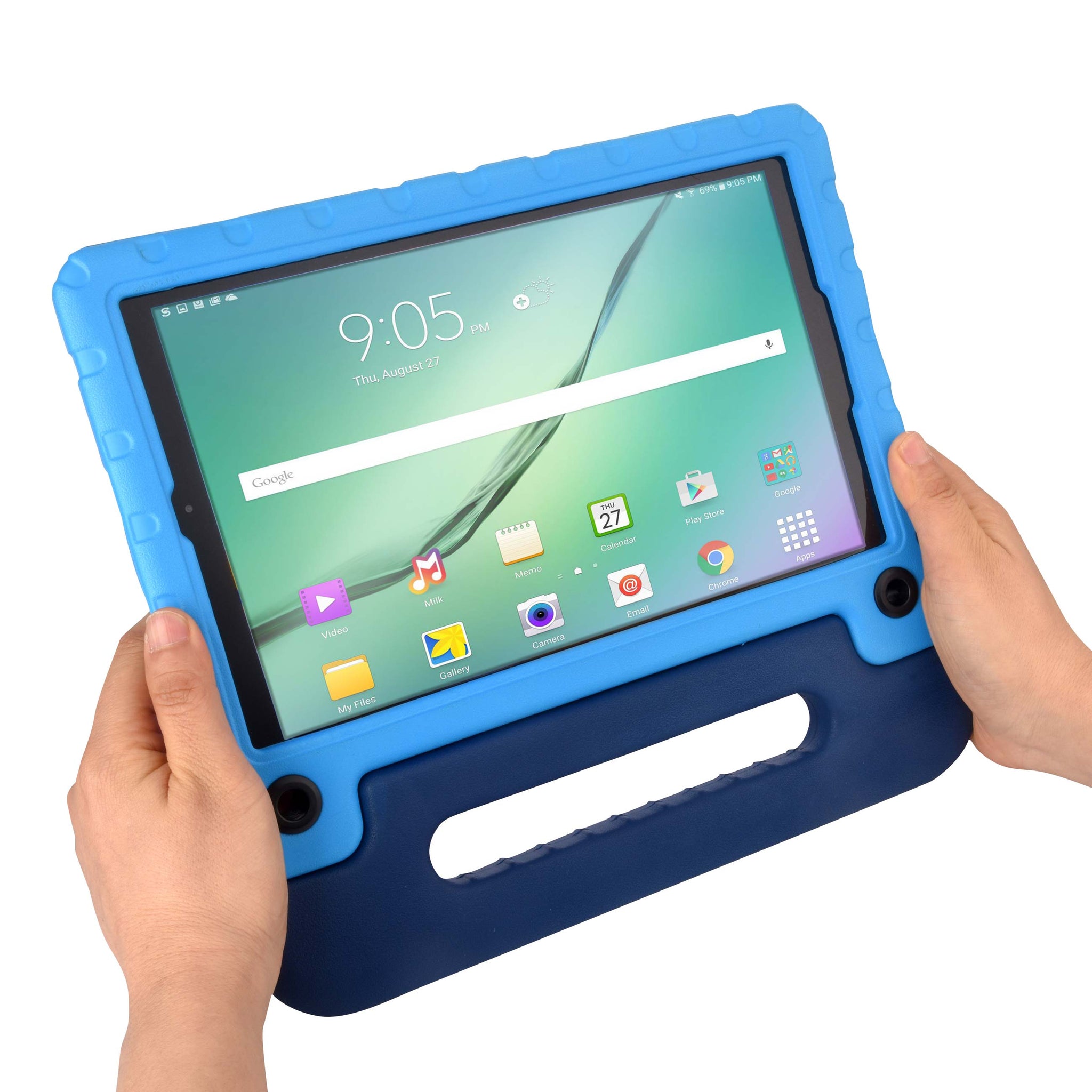 Pure Sense Buddy Antimicrobial Rugged Kids Case for Galaxy Tab A 10.5  (2018) - PureSenseCases.com
