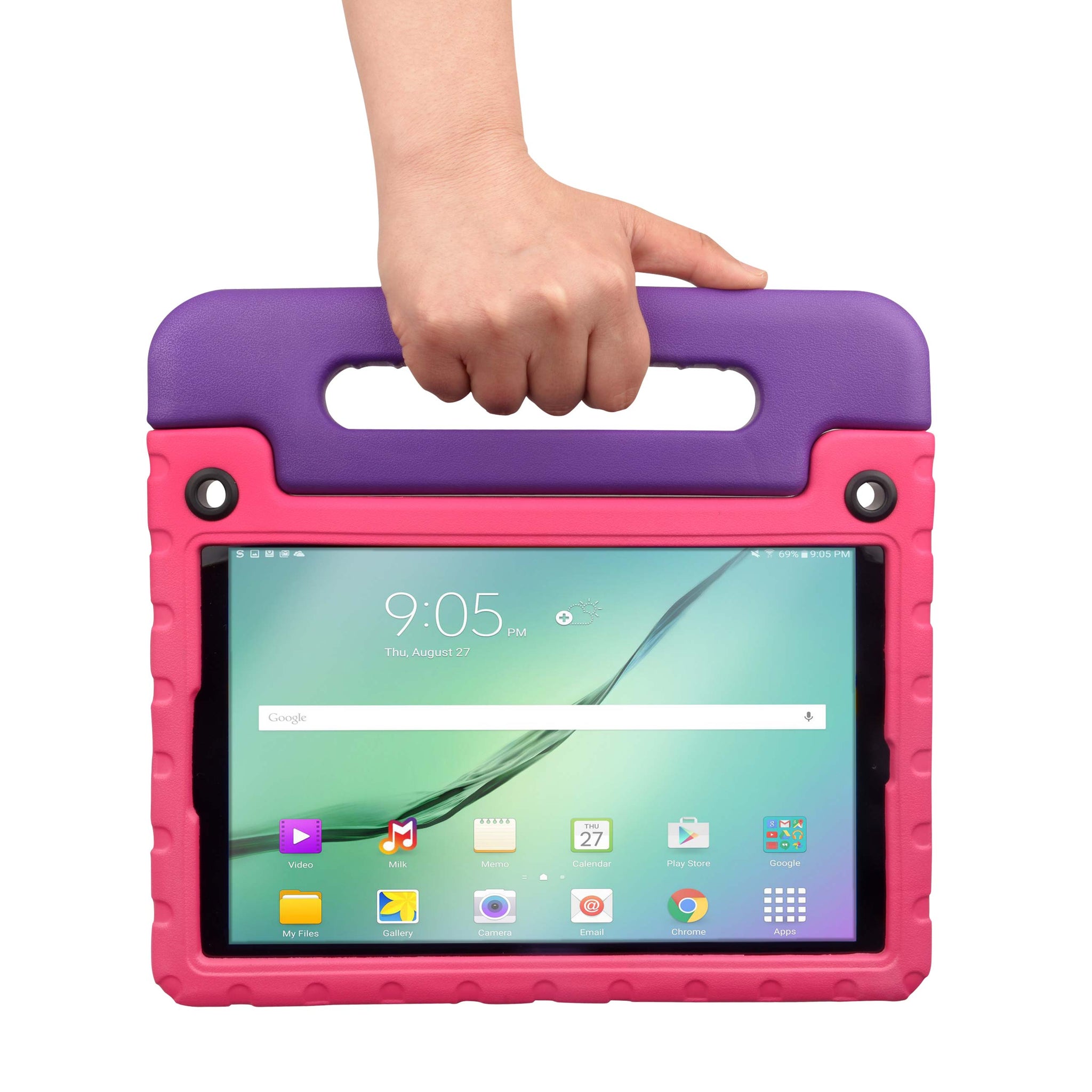 Pure Sense Buddy Antimicrobial Rugged Kids Case for Galaxy Tab A 10.5  (2018) - PureSenseCases.com