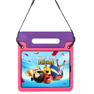Buddy Antibacterial Protective Kids case for Apple iPad 6, iPad 5 // Handle+Stand, Shoulder Strap, Screen Spray